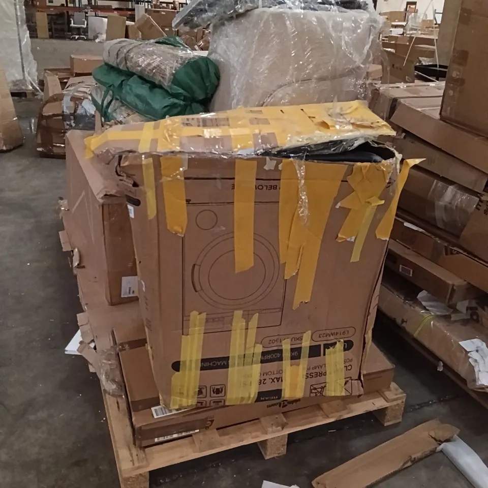 PALLET OF ASSORTED, INCOMPLETE FURNITURE PARTS AND PIECES
