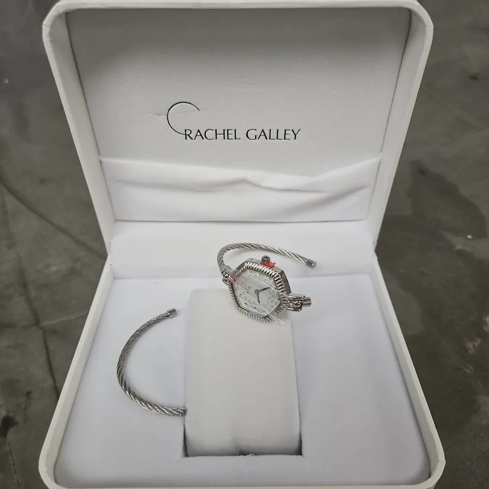 RACHEL GALLEY LADIES' WRISTWATCH – SILVER-TONE 