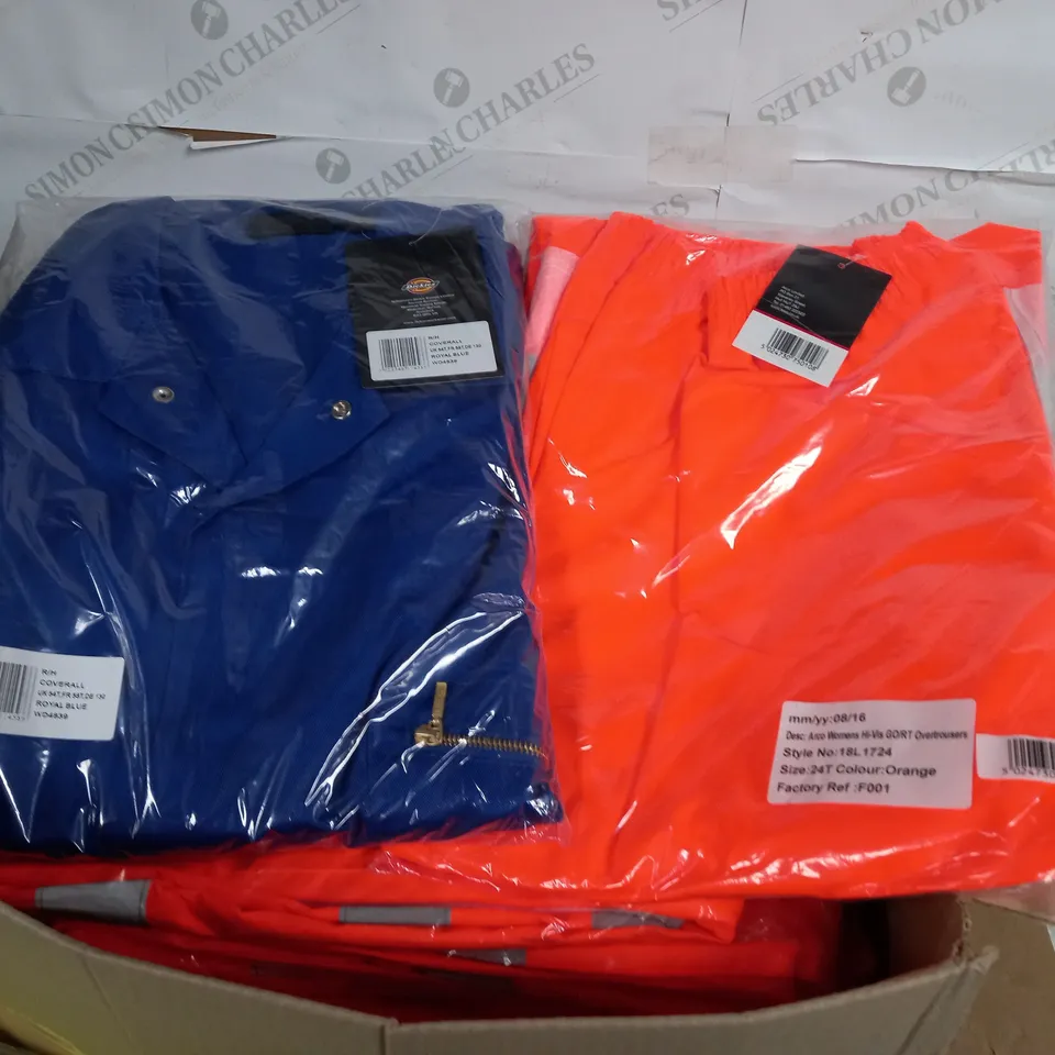HI-VIS SAFETY WORKWEAR APPROX. 18 ITEMS 
