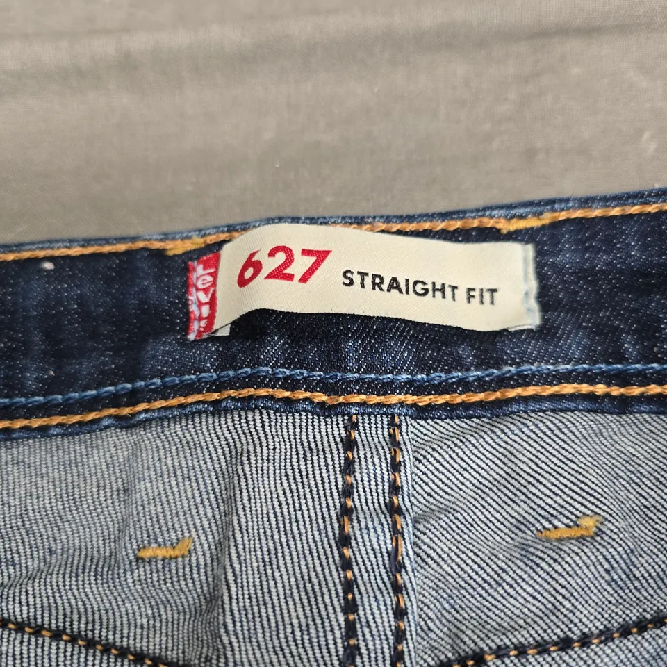 LEVI'S 627 STRAIGHT FIT DENIM JEANS – BLUE-SIZE UNSPECIFIED 