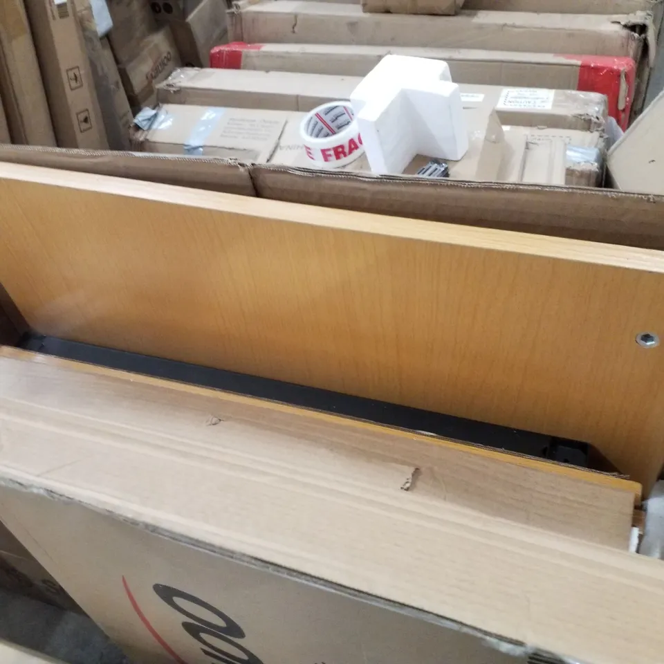 BOXED DAWOO L-SHAPED DESK-WOOD COMPUTER CORNER DESK