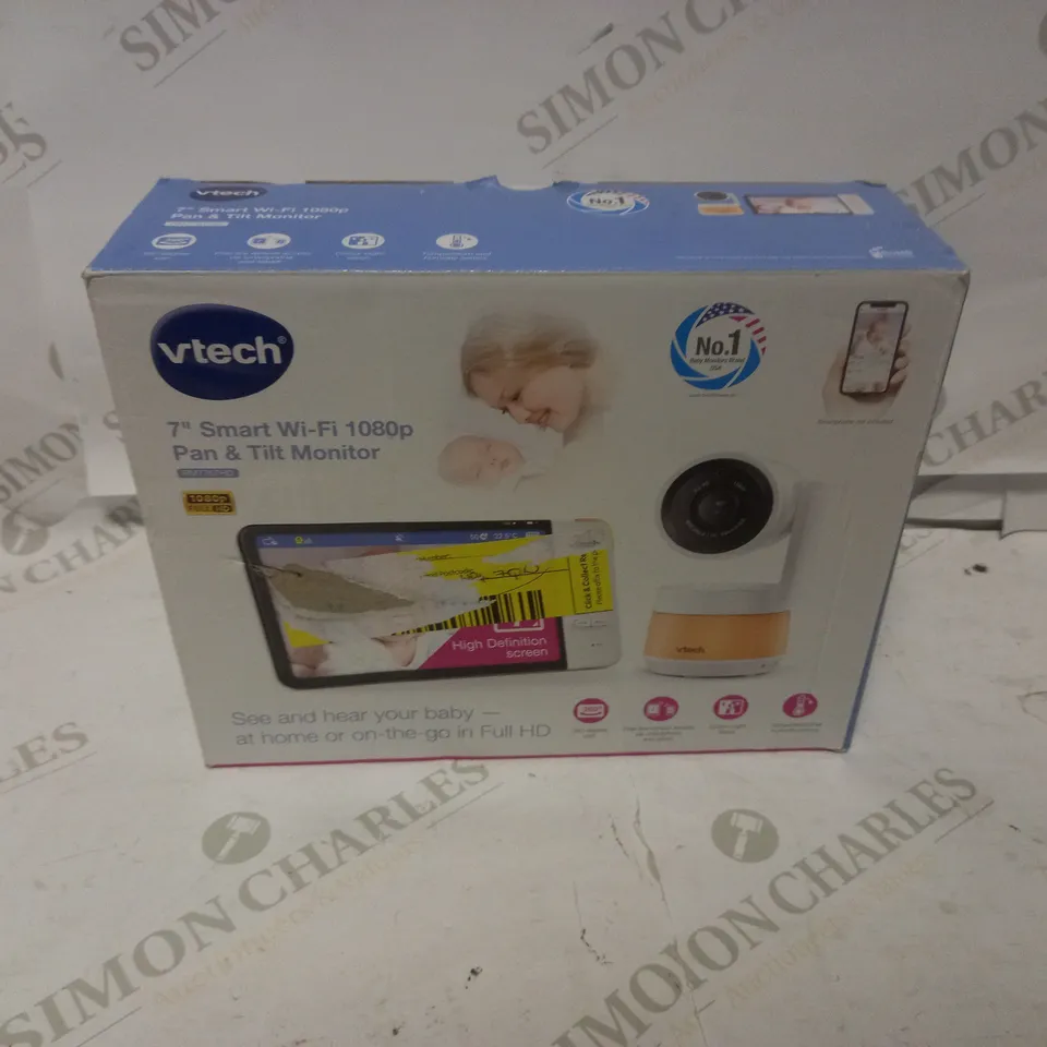 VTECH 7" SMART WIFI 1080P PAN & TILT MONITOR 