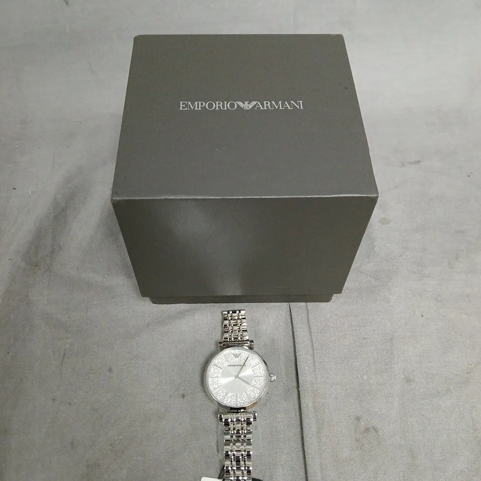 EMPORIO ARMANI WOMEN'S 2-HAND, STAINLESS STEEL WATCH