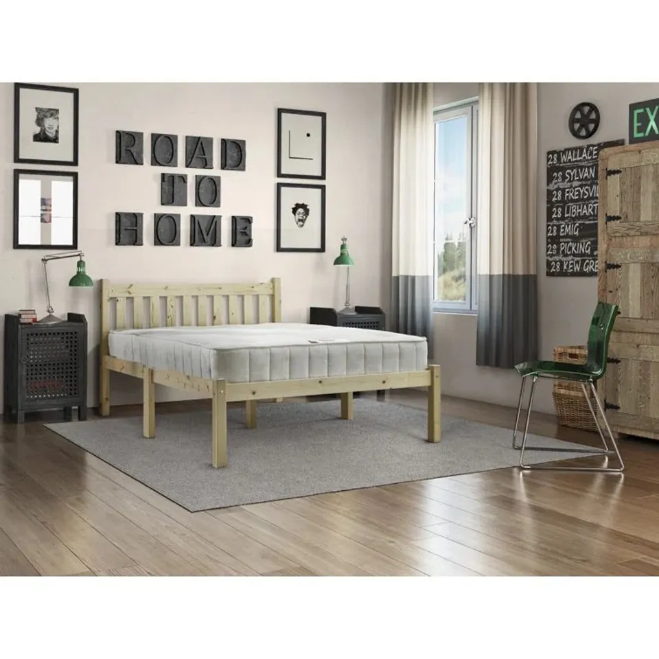 BOXED VALERIE BED FRAME // SIZE UNSPECIFIED (2 BOXES)