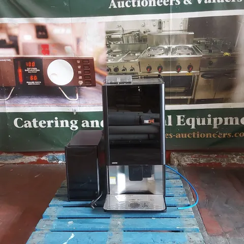 COFFETEK VITRO X4 ESPRESSO BEAN TO CUP COMMERCIAL COFFEE MACHINE AND VITRIFRIGO FG14 CB MILK CHILLER