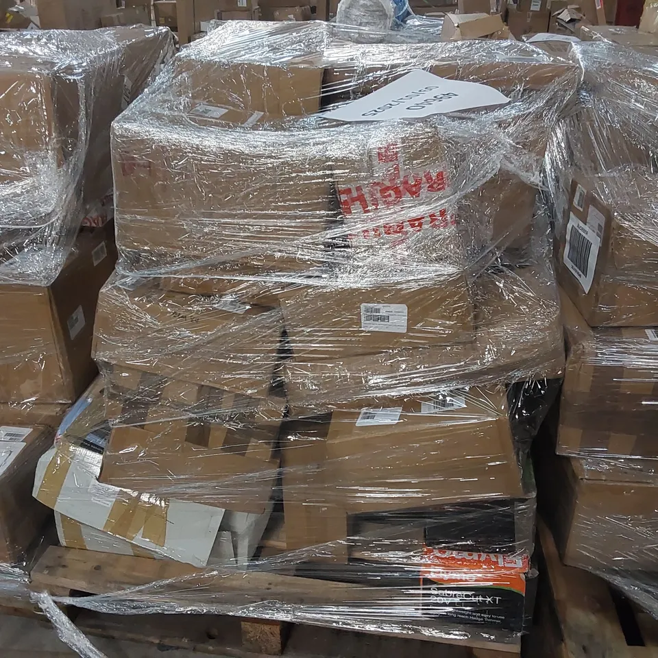 PALLET OF APPROXIMATELY 30 UNPROCESSED RAW RETURN ITEMS TO INCLUDE;