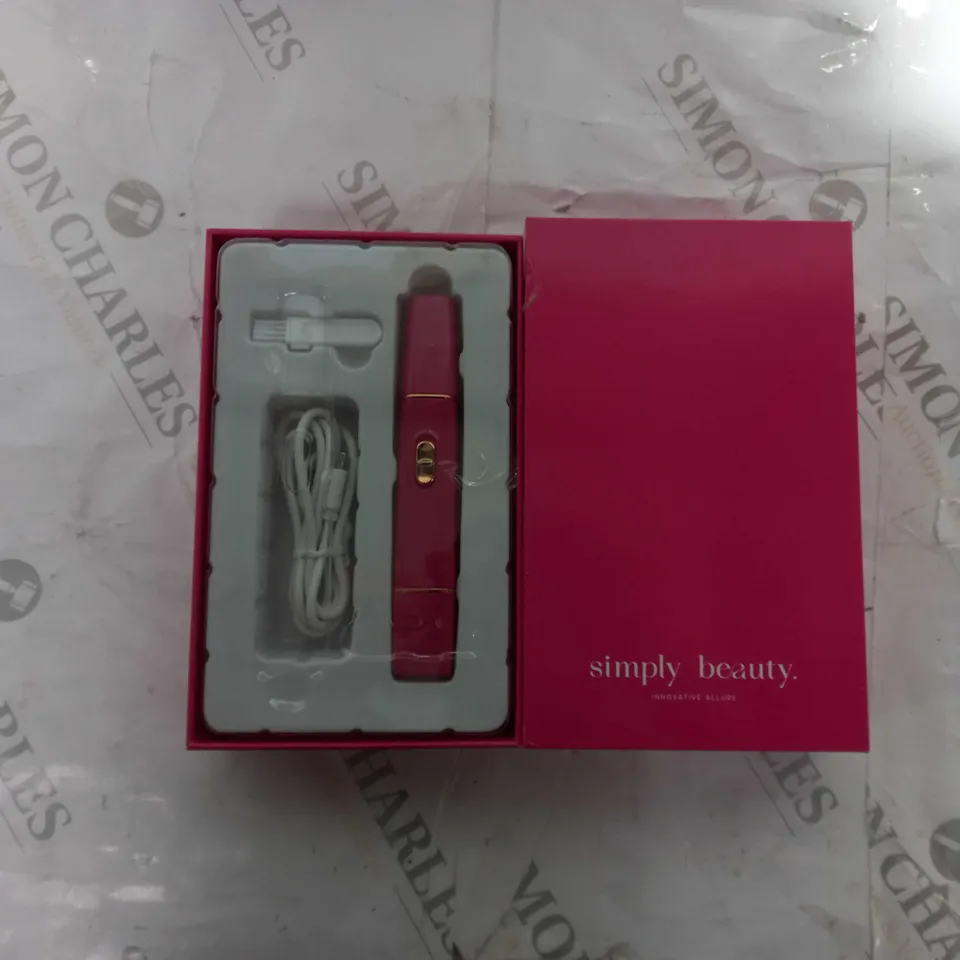 SIMPLY BEAUTY 2 IN 1 SUPER SMOOTH FACE & BROWS HAIR REMOVER, FUCHSIA