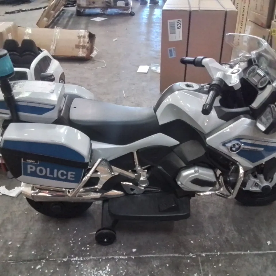 BMW POLICE RIDE ON BIKE