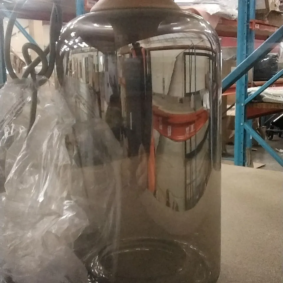 HOUSE OF FRAZER CEILING LAMP IN MIRRORED GLASS