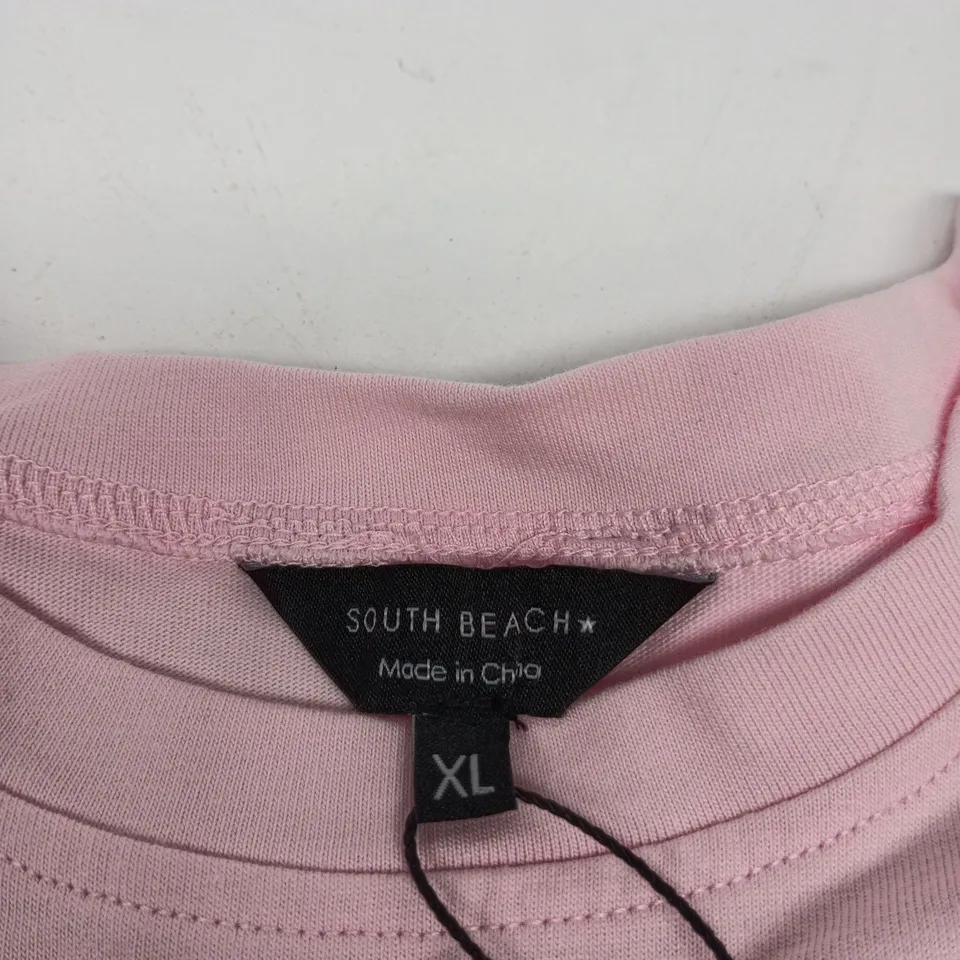 SOUTH BEACH PINK WOMEN'S T-SHIRT – GRAPHIC PRINT, XL
