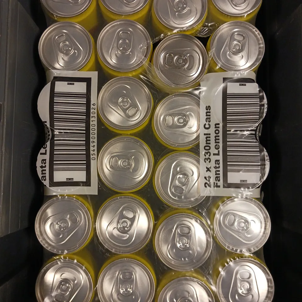 24 X CANS OF FANTA LEMON - 24 X 330ML - COLLECTION ONLY 