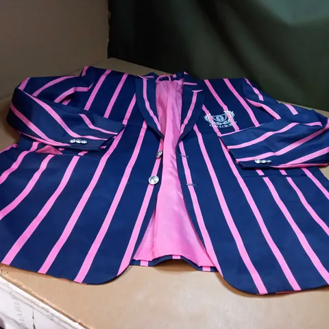 CLUB BLAZER NAVY/PINK STRIPE MENS BLAZER