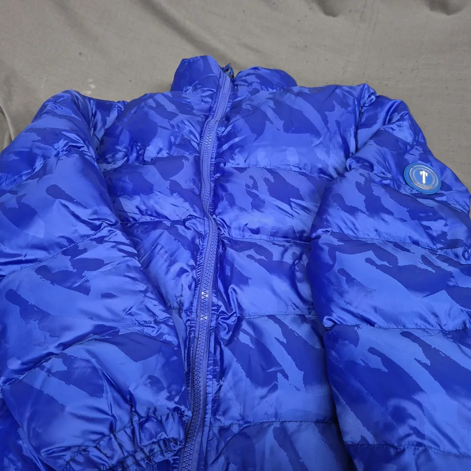 TRAPSTAR BLUE PADDED JACKET - LARGE