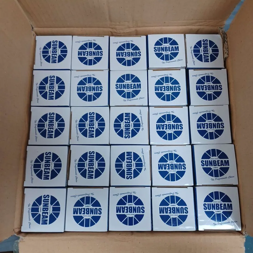 25 X BRAND NEW BOXED SUNBEAM 11W E27 300K BULBS 