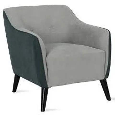 BOXED KAYDEN LOUNGE CHAIR GREY CHENILLE (1 BOX)