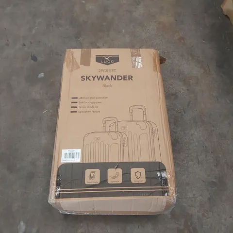 BOXED LUGG LIGHTWEIGHT TRAVEL SUITCASE 