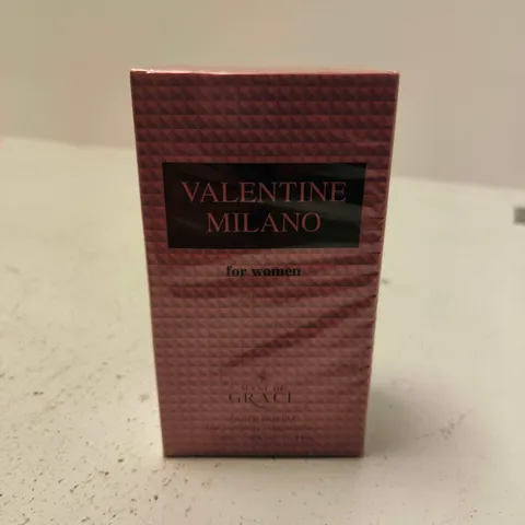 BOXED AND SEALED VALENTINE MILANO FOR WOMEN SCENT DE GRACE EAU DE PARFUM 100ML