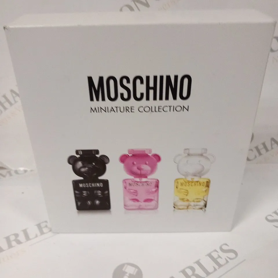 BOXED MOSCHINO MINIATURE COLLECTION 