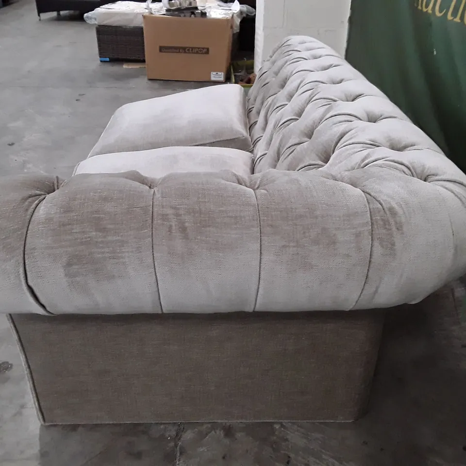 QUALITY DESIGNER SOFA LHF SECTION - MINK FABRIC