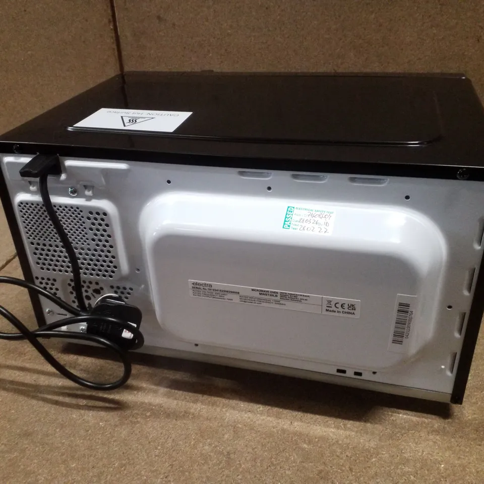 BOXED ELECTRA MWST20LB MICROWAVE OVEN - BLACK