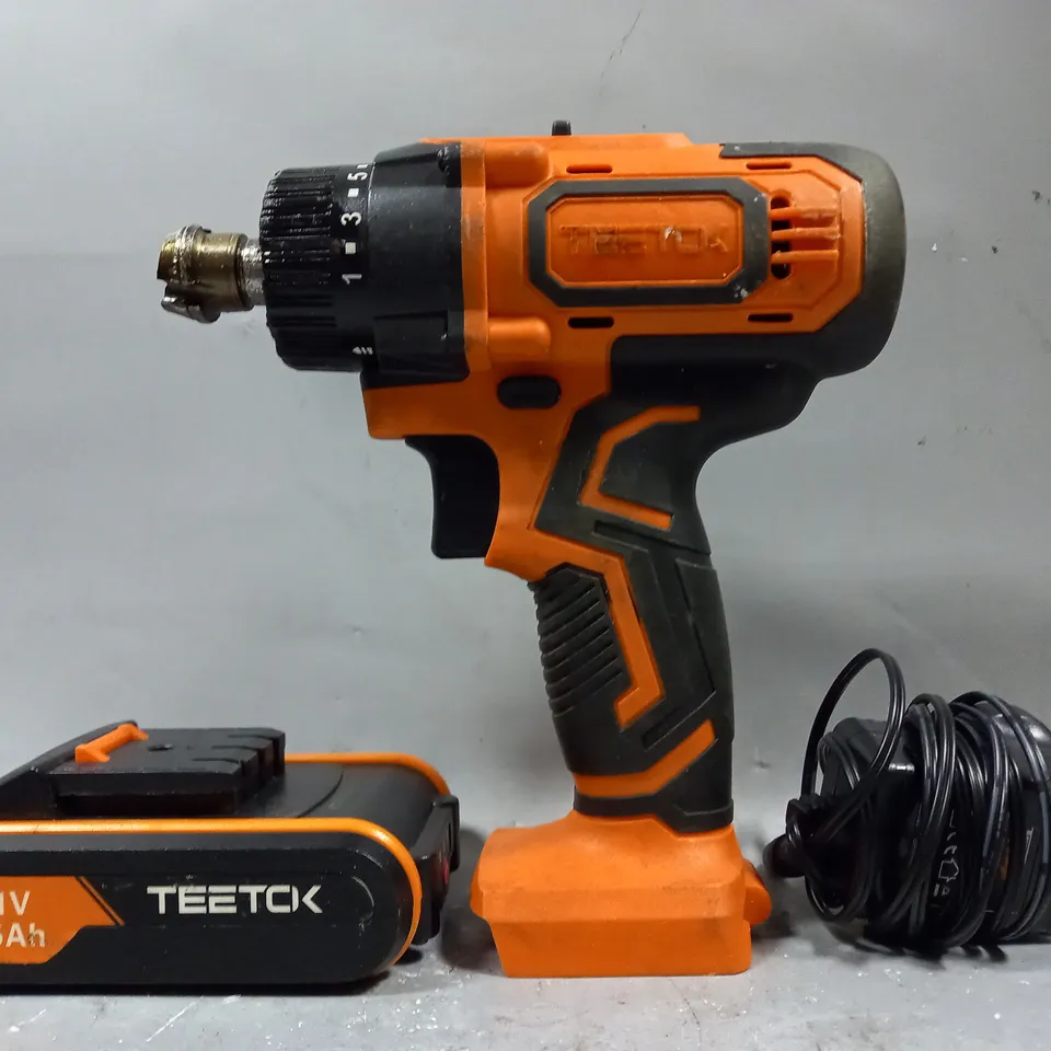 BOXED TERRATEK 18V LITHIUM CORDLESS DRILL