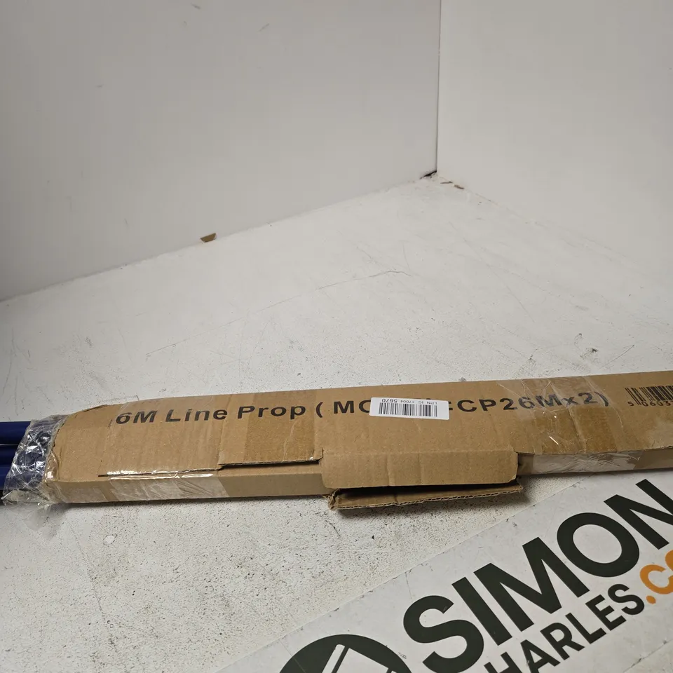 6M LINE PROP POLES (X2) – BLUE & BLACK