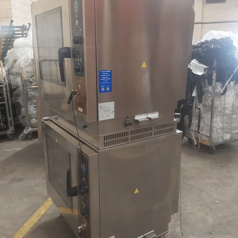 LAINOX STACKED KME081S PACKAGE COMBINATION OVENS ELECTRIC