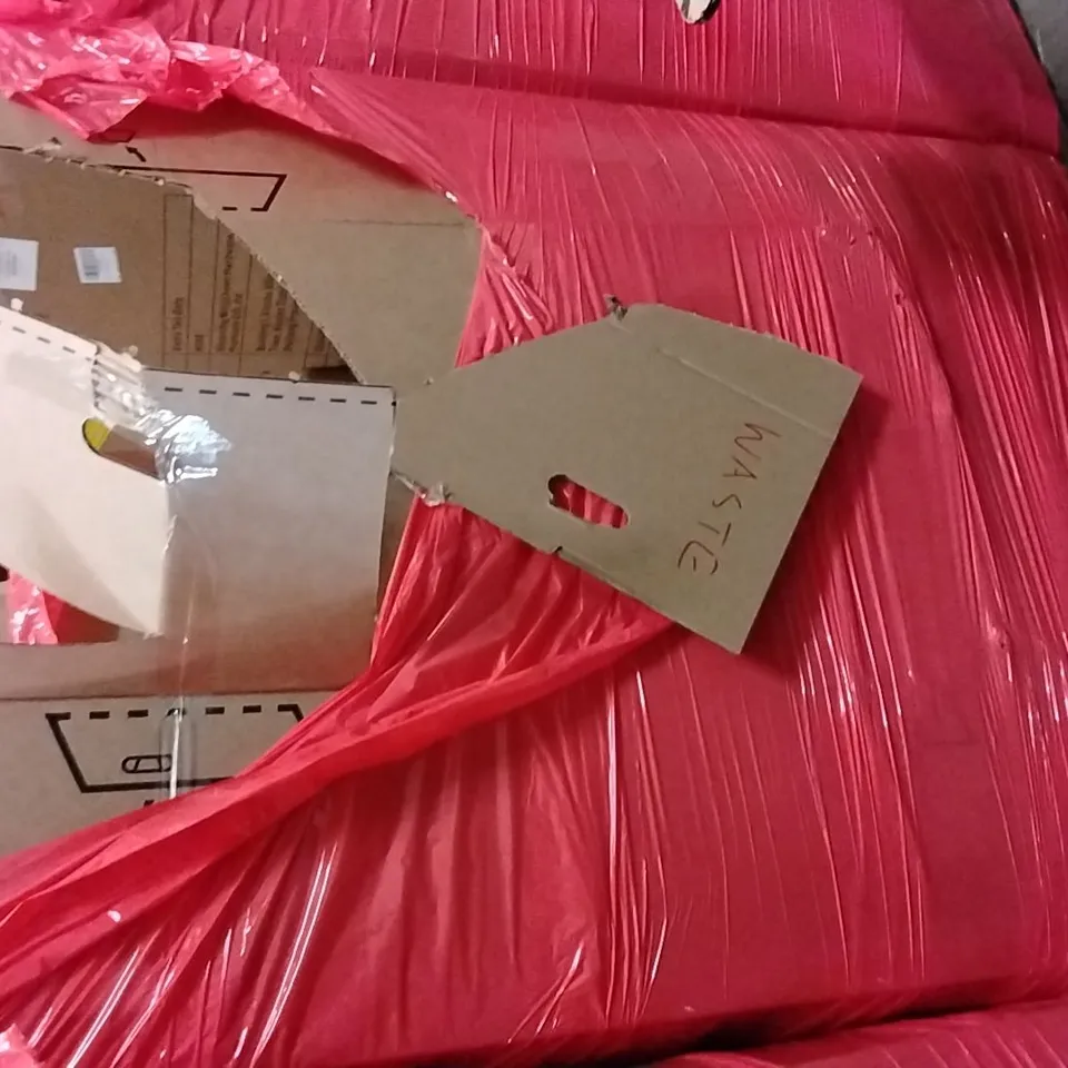 PALLET OF ASSORTED HOUSEHOLD GOODS AND PRODUCTS TO INCLUDE;EXTRA TALL GATE,PLAYPEN,AREA RUG