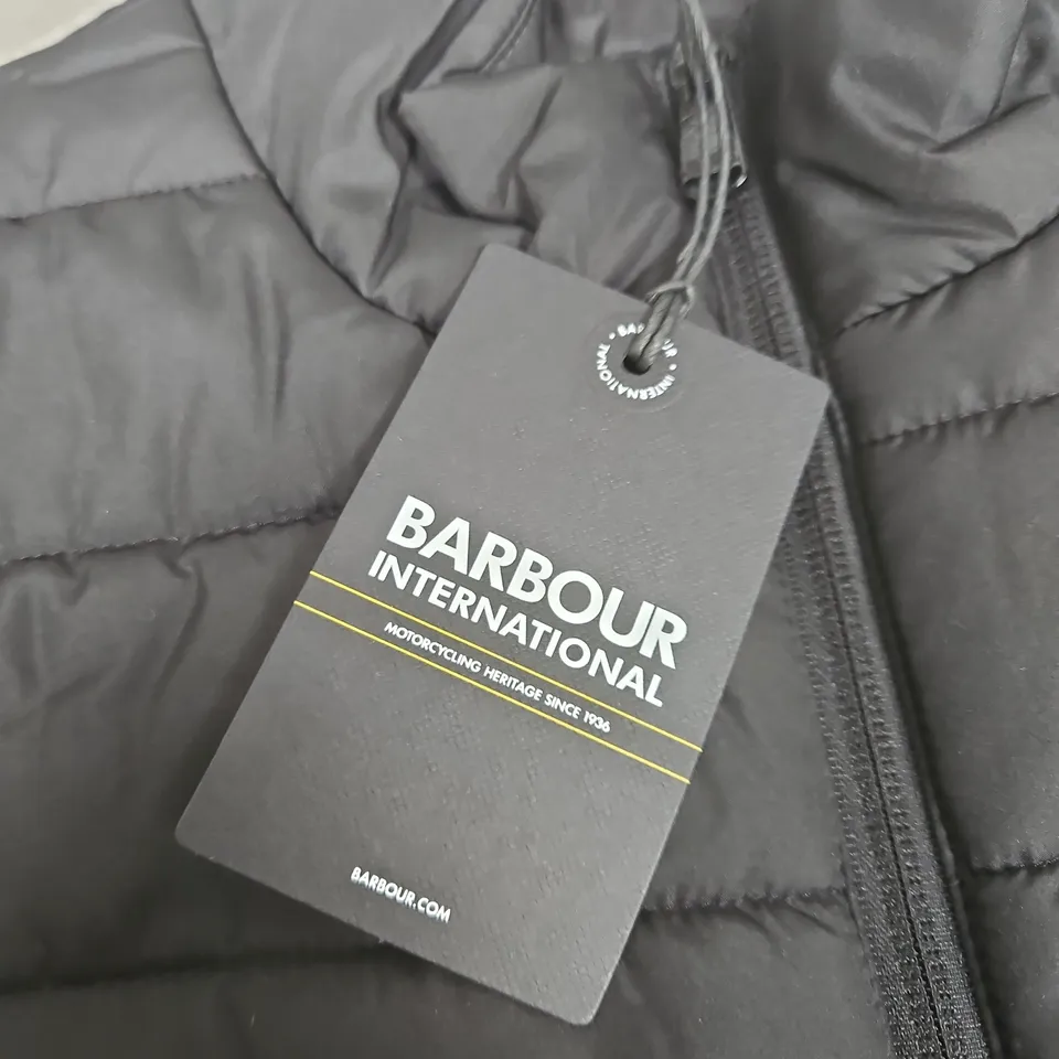 BARBOUR INTERNATIONAL ALDON QUILTED GILET – BLACK, XL (MGI0300BK11)