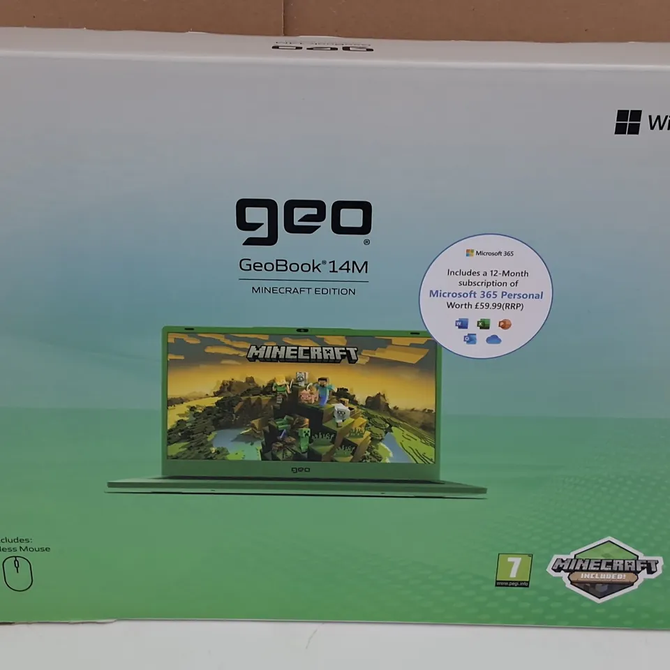 GEO GEOBOOK 14M LAPTOP - GREEN