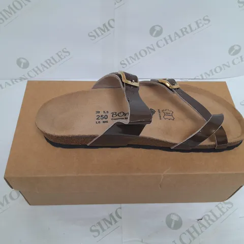 BONOVA GERMAN BIO INNOVATION BROWN STRAP SANDLE SIZE 39