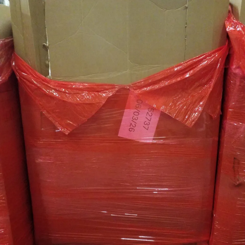 PALLET CONTAINING ASSORTED PRODUCTS INCLUDING PAPER SHREDDER, 52" CEILING FAN LIGHT, CHAIR MAT FOR CARPET, BABY BED RAILS & KIDBLOOM SPINNING CHAIR