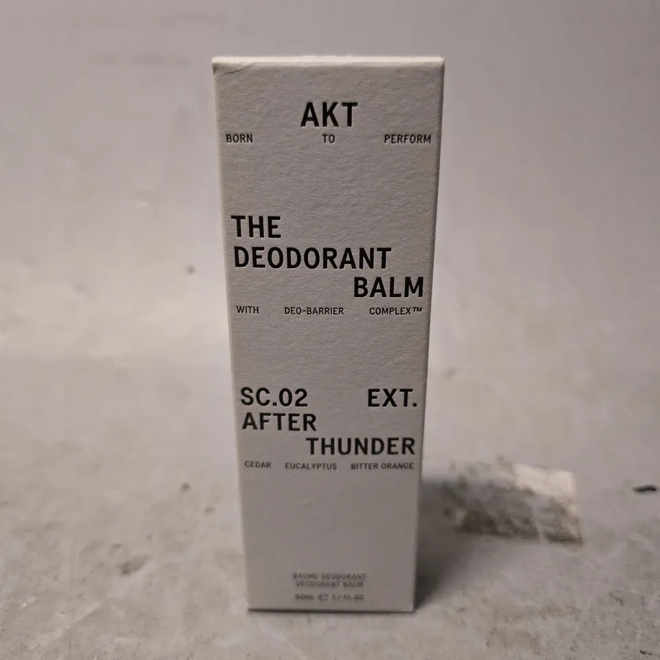 BOXED AKT THE DEODORANT BALM SC.02 EXT AFTER THUNDER 