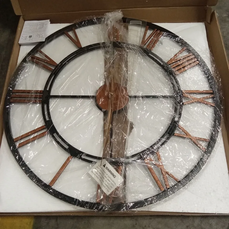 BOXED WALL CLOCK (1 BOX)