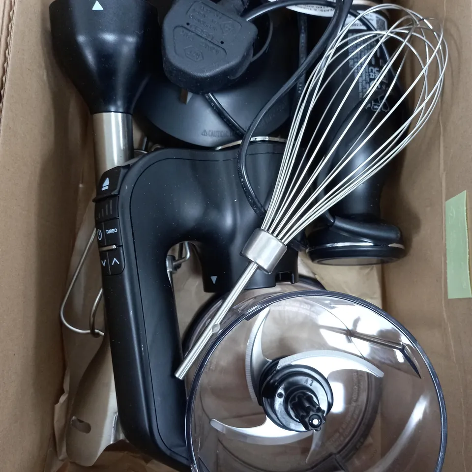 BOXED NINJA FOODI 3-IN-1 HAND BLENDER, MIXER & CHOPPER CI100UK