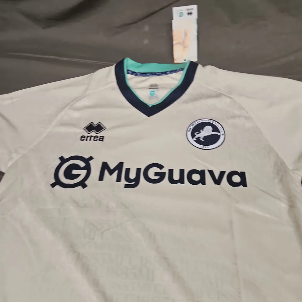 MILLWALL FC AWAY JERSEY - SIZE SMALL