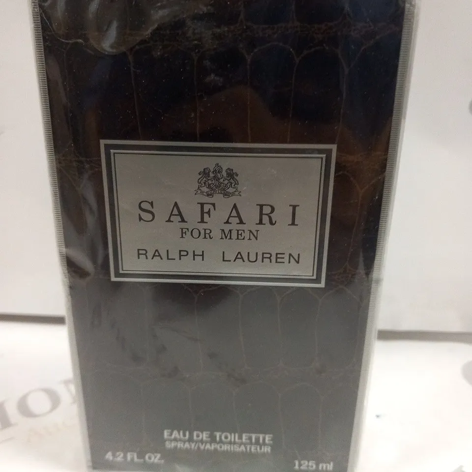 BOXED AND SEALED SAFARI FOR MEN RALPH LAUREN EAU DE TOILETTE 125ML