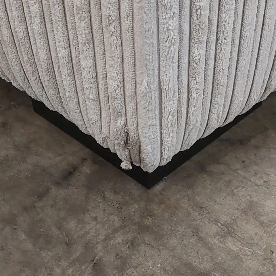 DESIGNER AMALFI STANDARD FABRIC UPHOLSTERED CORNER CHAISE SOFA