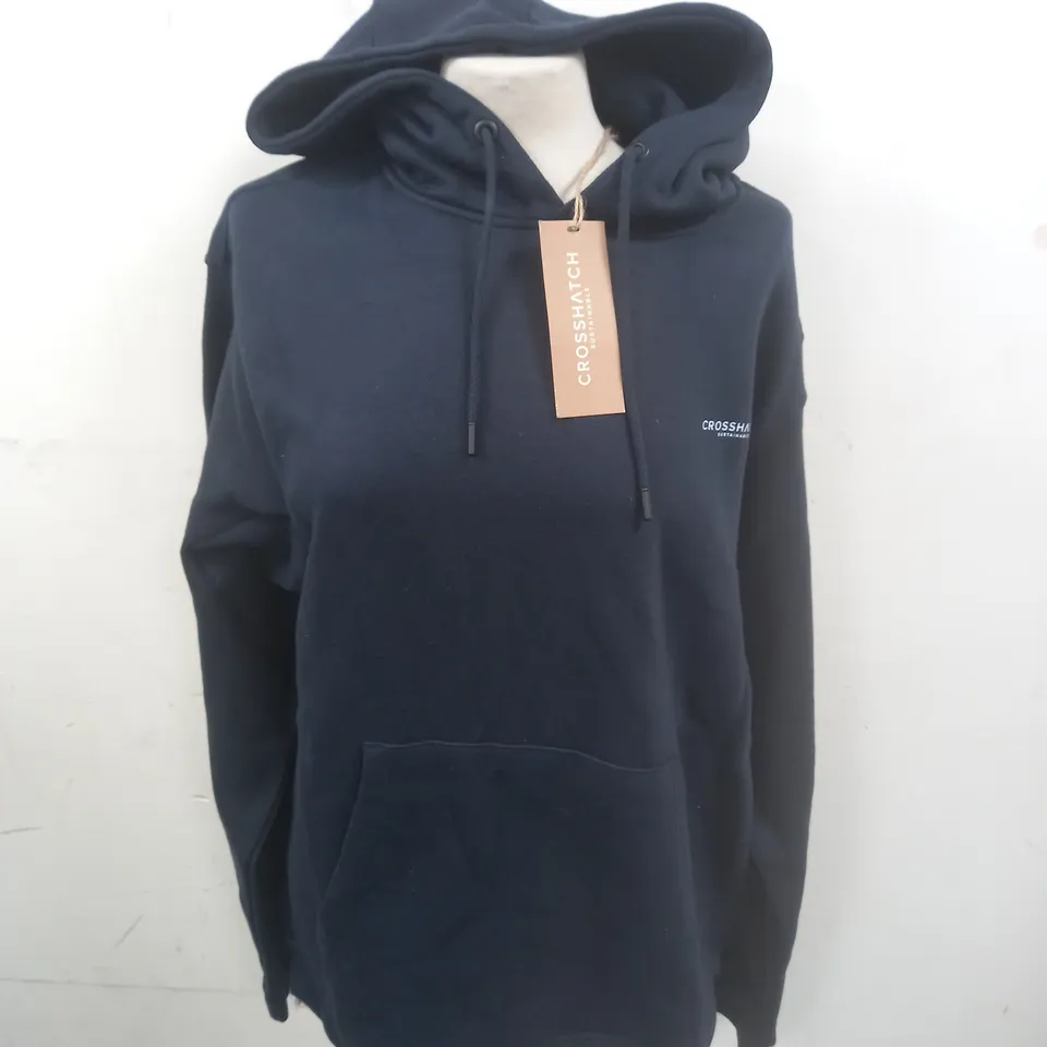 CROSSHATCH NAVY HOODIE - XL