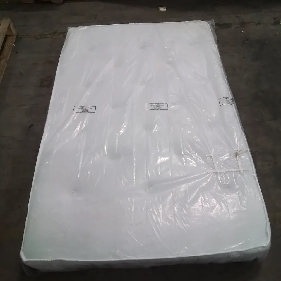 QUALITY BAGGED OPEN COIL SPRUNG DOUBLE MATTRESS 