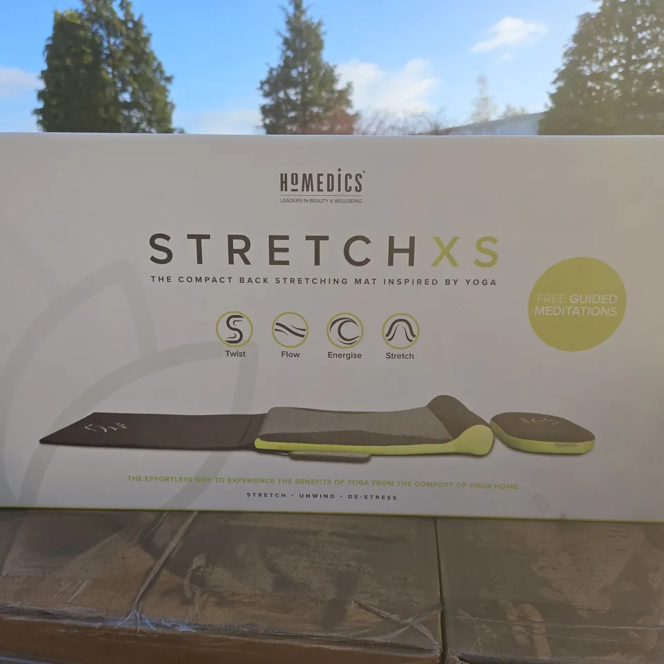 BOXED SET OF 2 HOMEDICS STRETCHXS BACK STRETCHING MAT