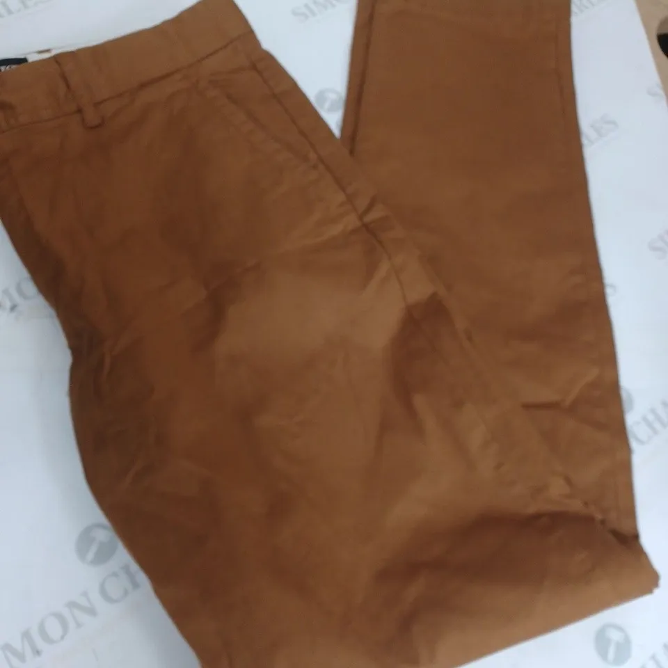 SCOTCH AND SODA BROWN TROUSERS SIZE 32X32 