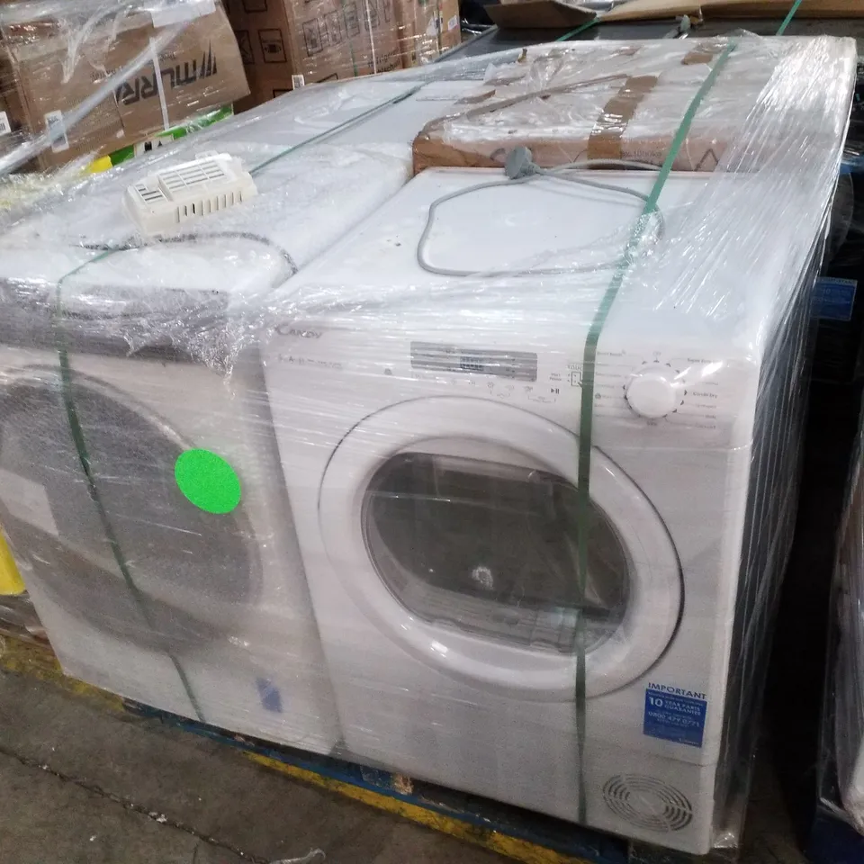 PALLET OF APPROXIMATELY 4 UNPROCESSED RAW RETURN WHITE GOODS TO INCLUDE;