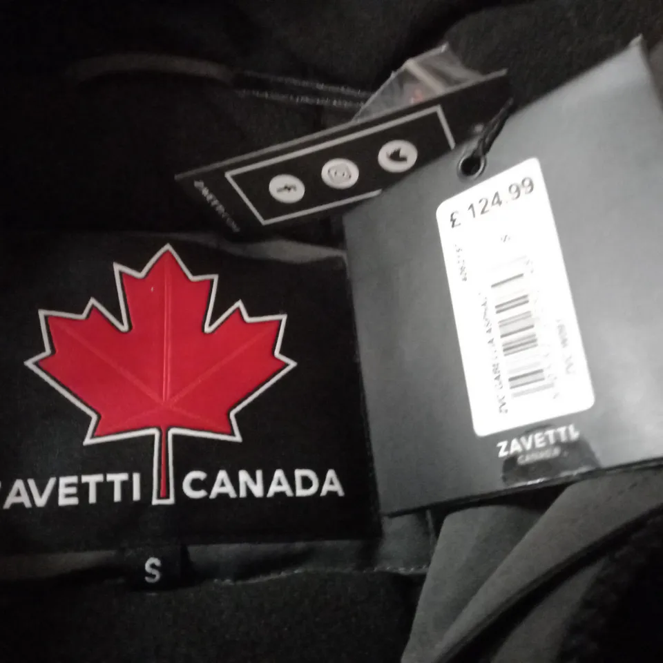 ZAVETTI CANADA ZIP THROUGH COAT - S
