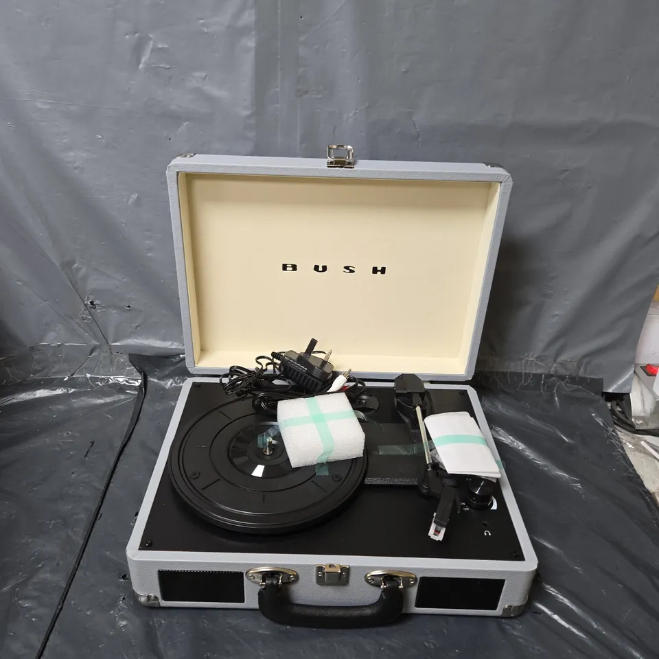 BOXED BUSH CLASSIC TURNTABLE GREY