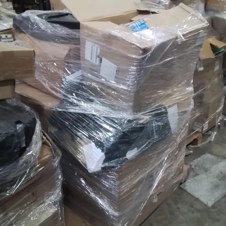 PALLET OF ASSORTED HOUSEHOLD GOODS AND PRODUCTS TO INCLUDE;ULTRASONIC CLEANER,DEHUMIDIFIER,FOOTSTOOL