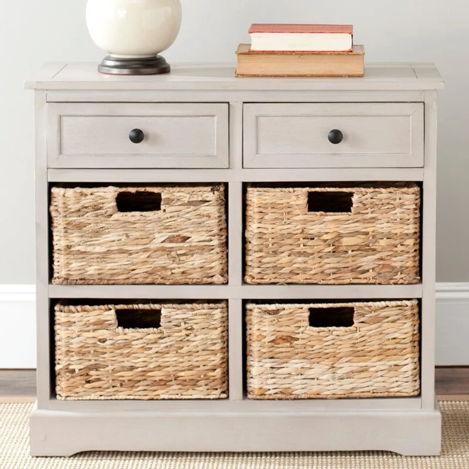 BOXED MARC 2 DRAWER 76.2CM W SOLID WOOD CHEST OF DRAWERS