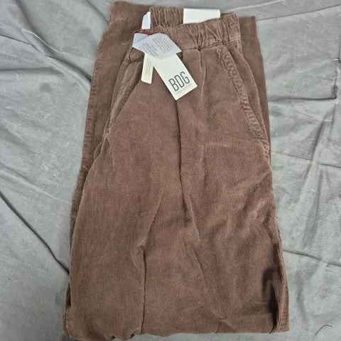 BDG URBAN OUTFITTERS BOBBI LOW RISE BAGGY COCOON CORDUROY TROUSERS – XS