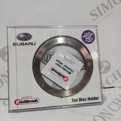 SUBARU TAX DISC HOLDER