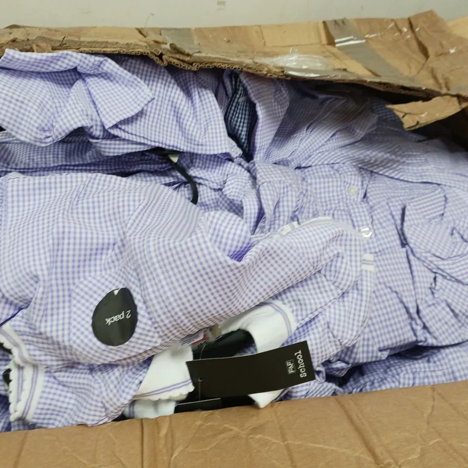 APPROXIMATELY 80 ASSORTED F&F CLOTHING PRODUTCTS TO INCLUDE APPROXIMATELY 35 KIDS BLAZERS AND 45 KIDS PLAYSUITS ALL IN VARIOUS SIZES AND COLOURS - COLLECTION ONLY
